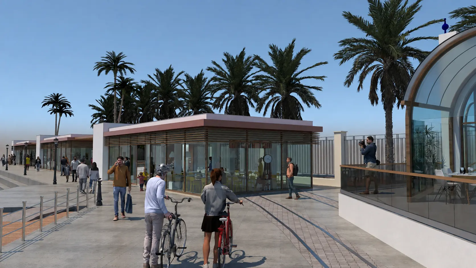 Paseo y nuevos locales junto a la Dársena Pesquera